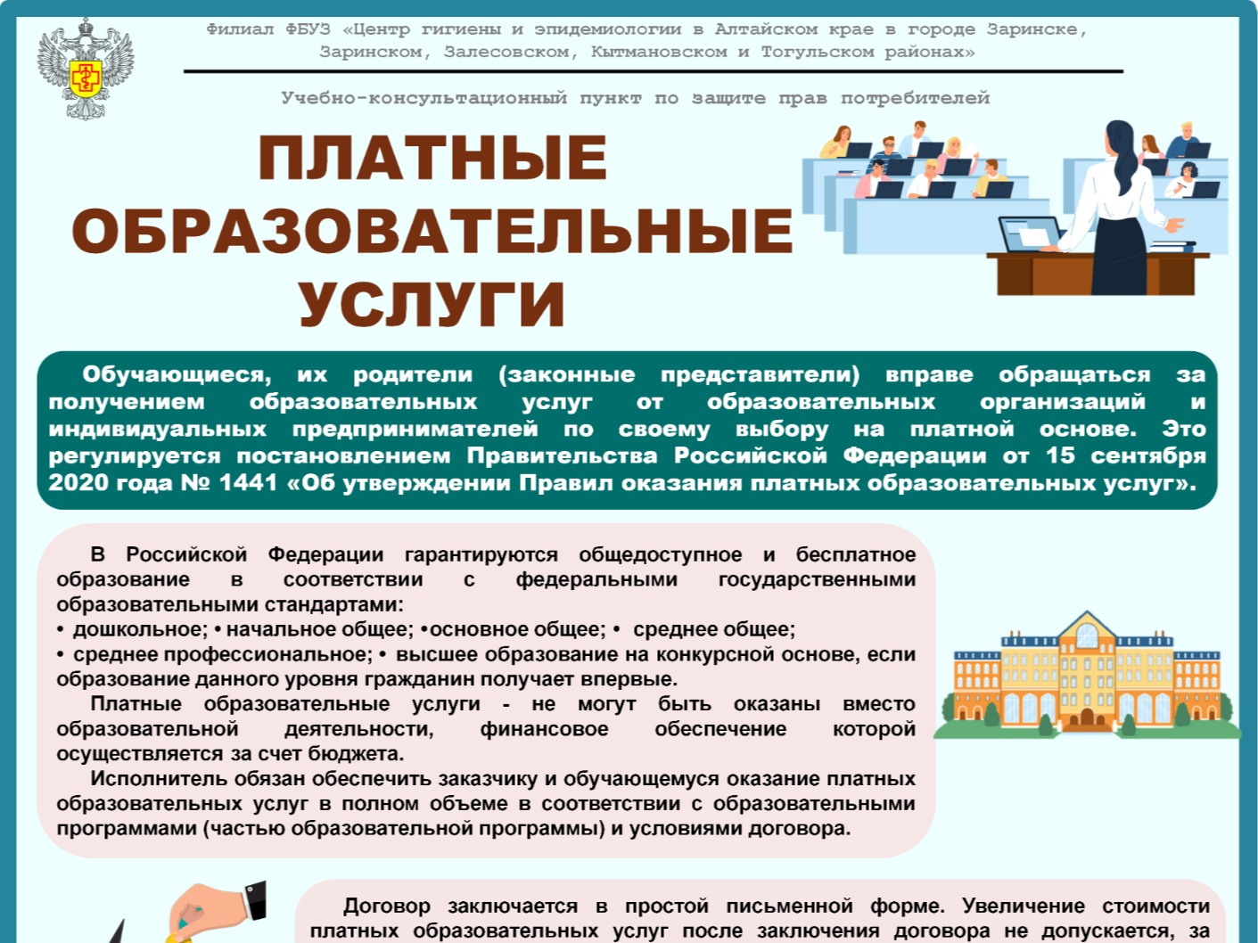 Памятка Платные образовательные услуги 2026.