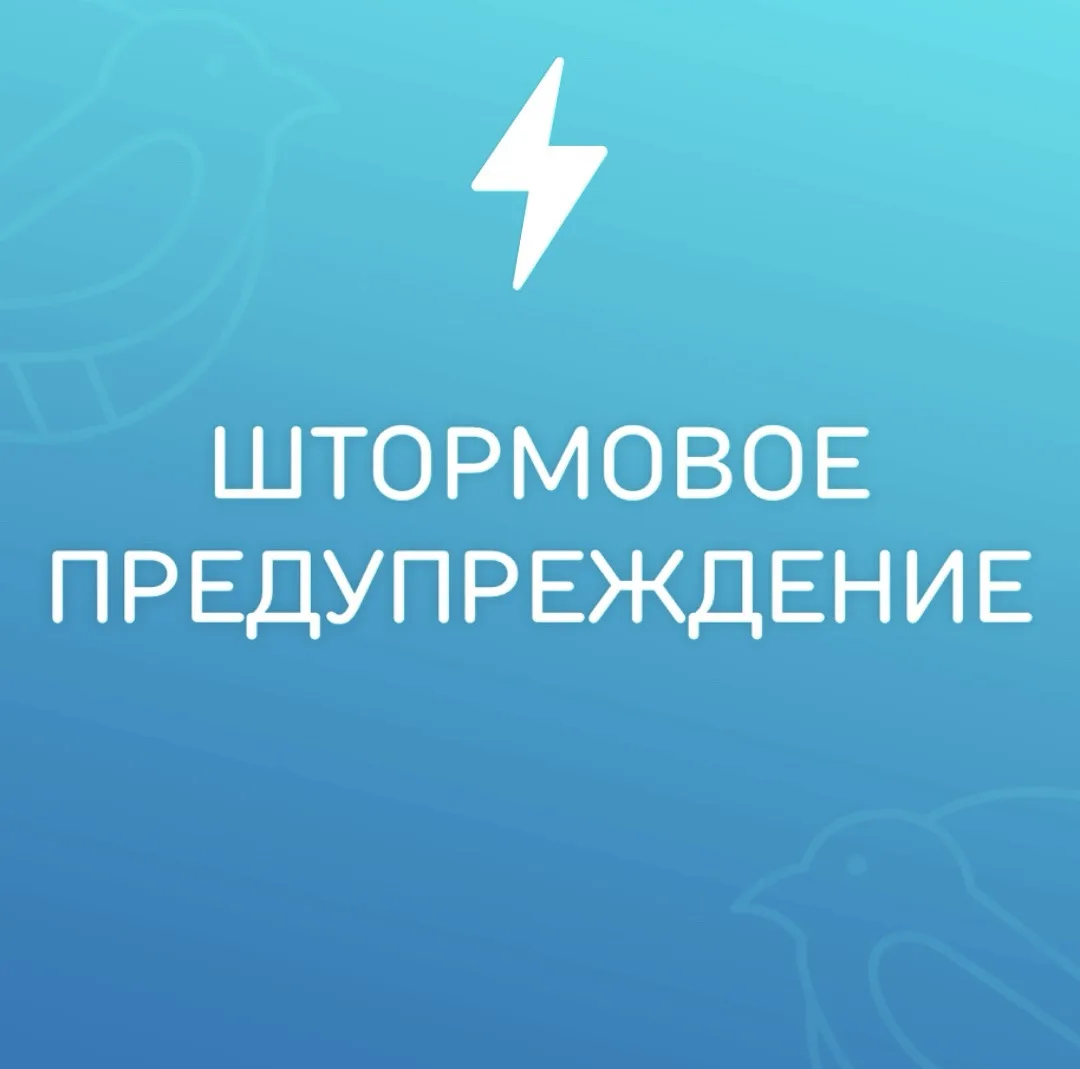 Штормовое предупреждение!